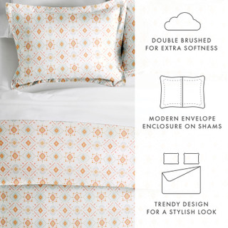 Thumbnail 18: Home Collections Home Collections Premium Soft Aztec Dreams Duvet Cover Set 