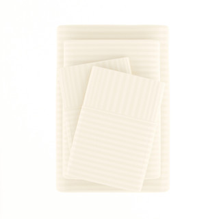 Thumbnail 17: Home Collections Home Collections Premium Striped Embossed Sheet Set 
