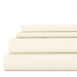 Thumbnail 14: Home Collections Home Collections Premium Striped Embossed Sheet Set 