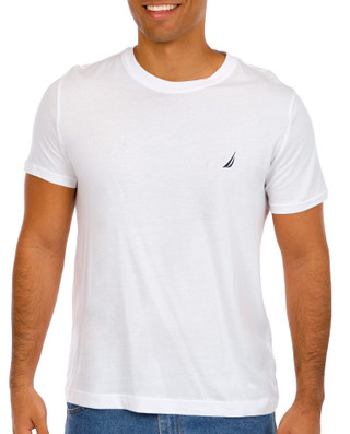 Thumbnail 1: Nautica Nautica Mens Crew-Neck Solid Short Sleeve T-Shirt 
