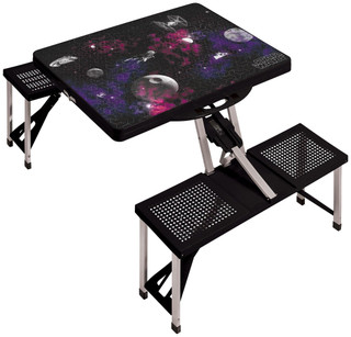 Thumbnail 2: Picnic Time Picnic Time Death Star Picnic Table Sport Folding Table 
