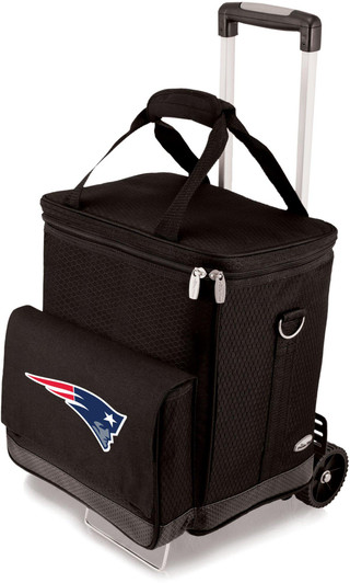Thumbnail 1: New England Patriots New England Patriots 6 Bottle Wine Tote by Picnic Time 