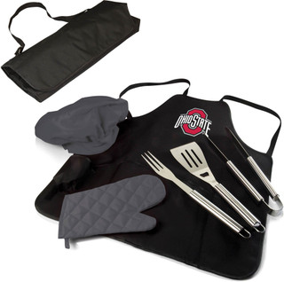 Thumbnail 2: Ohio State Buckeyes Ohio State Buckeyes NCAA  BBQ Apron Tote Pro 