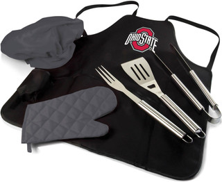 Thumbnail 1: Ohio State Buckeyes Ohio State Buckeyes NCAA  BBQ Apron Tote Pro 