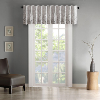Thumbnail 2: Madison Park Madison Park Andora Faux Silk Embroidered Window Valance 