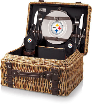 Thumbnail 1: Pittsburgh Steelers Pittsburgh Steelers Picnic Basket by Picnic Time 