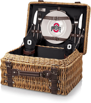 Thumbnail 1: Ohio State Ohio State Champion Picnic Basket by Picnic Time 