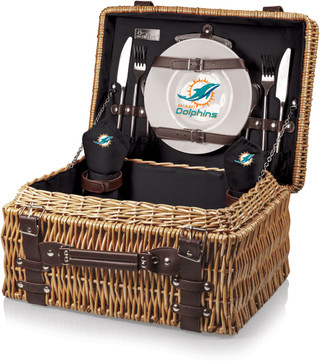 Thumbnail 1: Miami Dolphins Miami Dolphins Picnic Basket by Picnic Time 