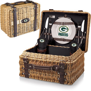 Thumbnail 2: Green Bay Packers Green Bay Packers Picnic Basket by Picnic Time 