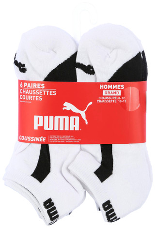 Thumbnail 2: Puma Puma Mens 6-Pc. Colorblock Low Cut Crew Socks 