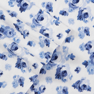 Thumbnail 19: Laura Ashley Laura Ashley Emelisa Floral Cotton Flannel Sheet Set 