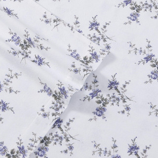 Thumbnail 16: Laura Ashley Laura Ashley Jessika Floral Cotton Flannel Sheet Set 