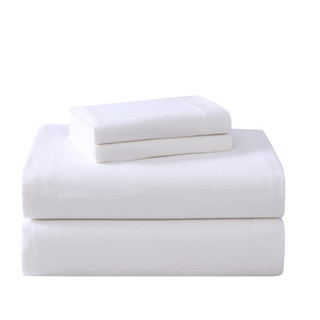 Thumbnail 1: Laura Ashley Laura Ashley Solid Cotton Flannel Sheet Set 