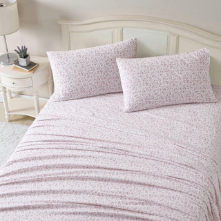 Thumbnail 9: Laura Ashley Laura Ashley Paisley Prance Cotton Flannel Sheet Set 
