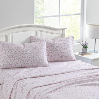 Thumbnail 8: Laura Ashley Laura Ashley Paisley Prance Cotton Flannel Sheet Set 