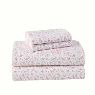 Thumbnail 3: Laura Ashley Laura Ashley Paisley Prance Cotton Flannel Sheet Set 