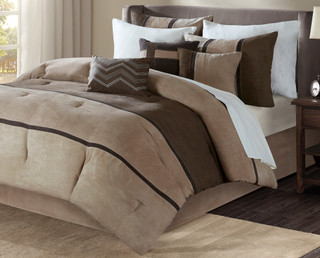 Thumbnail 1: Madison Park Madison Park Palisades Brown 7-pc. Comforter Set 