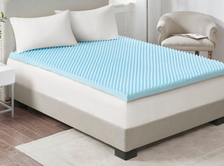 Thumbnail 3: Sleep Philosophy Flexapedic 3'' Hypoallergenic Cooling Mattress Topper 