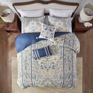 Thumbnail 9: Harbor House Harbor House Livia 6 Piece Cotton Comforter Set 
