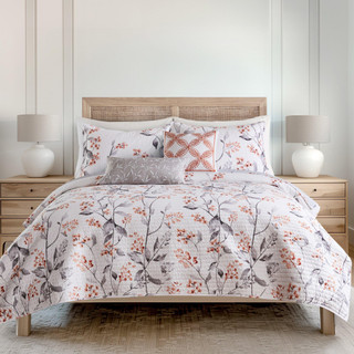 Thumbnail 4: Zest Kitchen + Home Zest Home + Kitchen Bradburry Blooms Leaf Print Pillow 