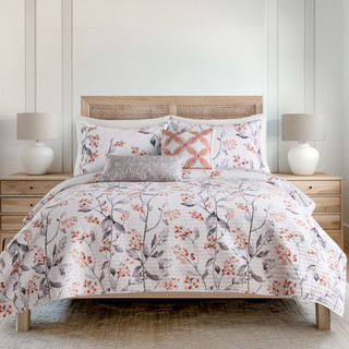 Thumbnail 4: Zest Kitchen + Home Zest Home + Kitchen Bradburry Blooms Leaf Print Pillow 