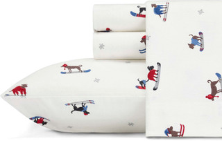 Thumbnail 1: Eddie Bauer Eddie Bauer Ski Patrol Flannel Sheet Set 