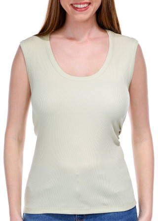 Thumbnail 1: Blue Sol Blue Sol Womens Ribbed Scoop Neck Tank 