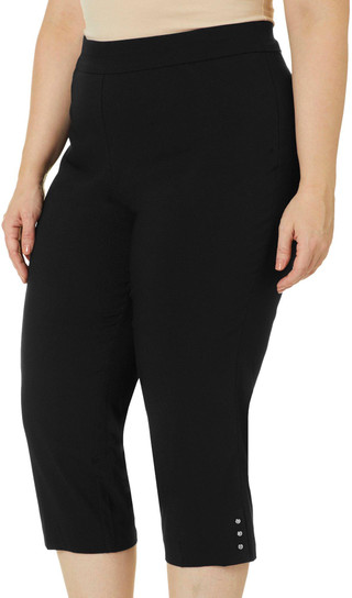 Thumbnail 1: Counterparts Counterparts Plus Pull-On Career Capris 