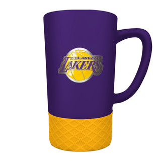 Thumbnail 1: LOS ANGELES LAKERS NBA Los Angeles Lakers 15oz Jump Ceramic Mug With Emblem 