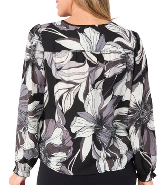 Thumbnail 2: Zac & Rachel Zac & Rachel Womens Floral Long Sleeve Top 
