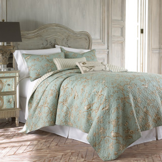 Thumbnail 2: Levtex Home Lyon Teal Reversible Quilt & Sham Set 