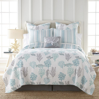 Thumbnail 13: Levtex Home Cape Coral Reversible Quilt & Sham Set 