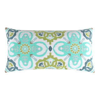 Thumbnail 1: Levtex Home Cressida Medallions Teal Ground Decorative Pillow 