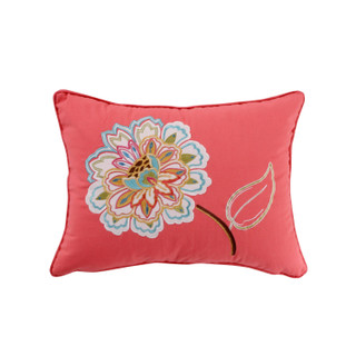 Thumbnail 1: Levtex Home Sophia Applique Flower Embroidered Decorative Pillow 