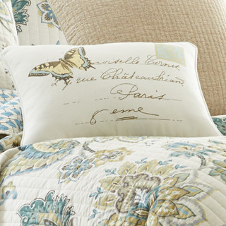 Thumbnail 3: Levtex Home Palladium Butterfly Decorative Pillow 