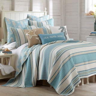 Thumbnail 2: Levtex Home Levtex Home Blue Maui Quilt & Sham Set 