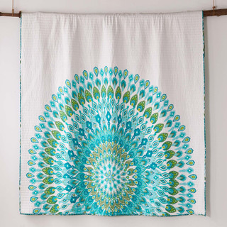 Thumbnail 14: Levtex Home Mirage Teal Reversible Quilt & Sham Set 
