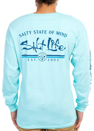 Thumbnail 1: Salt Life Salt Life Mens Salty State of Mind Long Sleeve Tee 