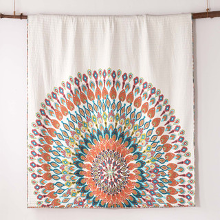 Thumbnail 14: Levtex Home Mirage Orange Reversible Quilt & Sham Set 