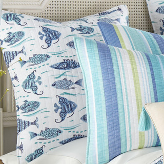 Thumbnail 2: Levtex Home Levtex Home Laida Beach Euro Sham Set of 2 