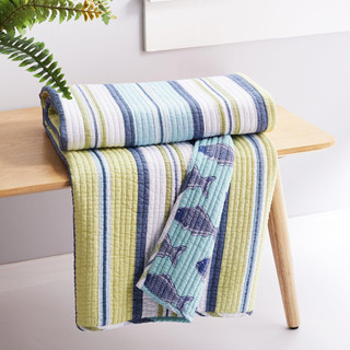 Thumbnail 3: Levtex Home Bayport Reversible Quilted Throw 