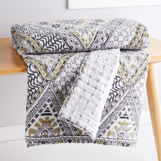 Thumbnail 2: Levtex Home Etrada Reversible Quilted Throw 