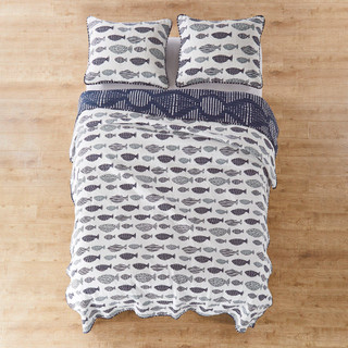 Thumbnail 7: Levtex Home Levtex Home Bakio Reversible Quilt & Sham Set 