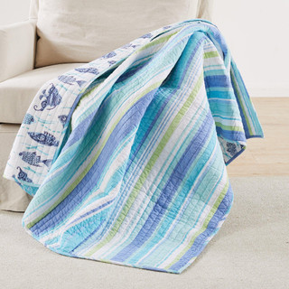 Thumbnail 1: Levtex Home Laida Beach Reversible Quilted Throw 