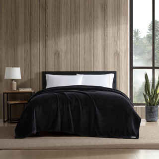 Thumbnail 1: Eddie Bauer Ultra Soft Plush Solid Flannel Blanket 