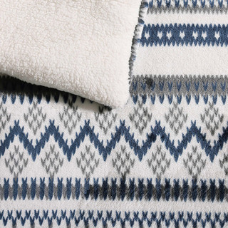 Thumbnail 28: Eddie Bauer Shelton Fair Isle Reversible Comforter-Sham Set 