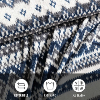 Thumbnail 25: Eddie Bauer Shelton Fair Isle Reversible Comforter-Sham Set 