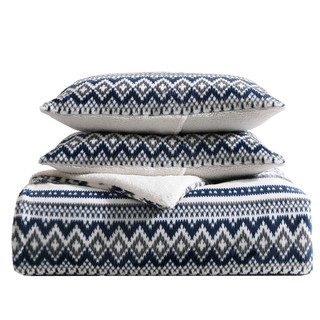 Thumbnail 19: Eddie Bauer Shelton Fair Isle Reversible Comforter-Sham Set 