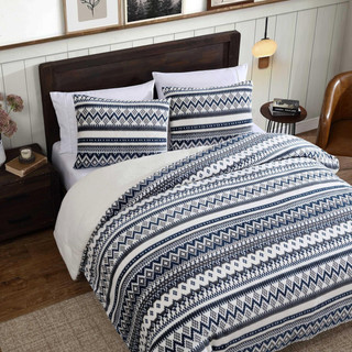 Thumbnail 9: Eddie Bauer Shelton Fair Isle Reversible Comforter-Sham Set 