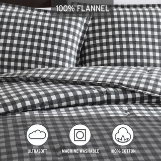 Thumbnail 17: Eddie Bauer Preston Flannel Duvet Cover Set 